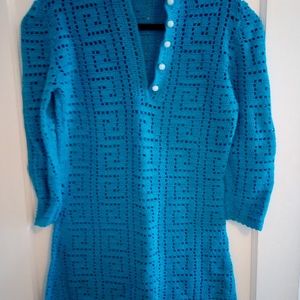 Vintage Handmade Crochet Dress - image 1